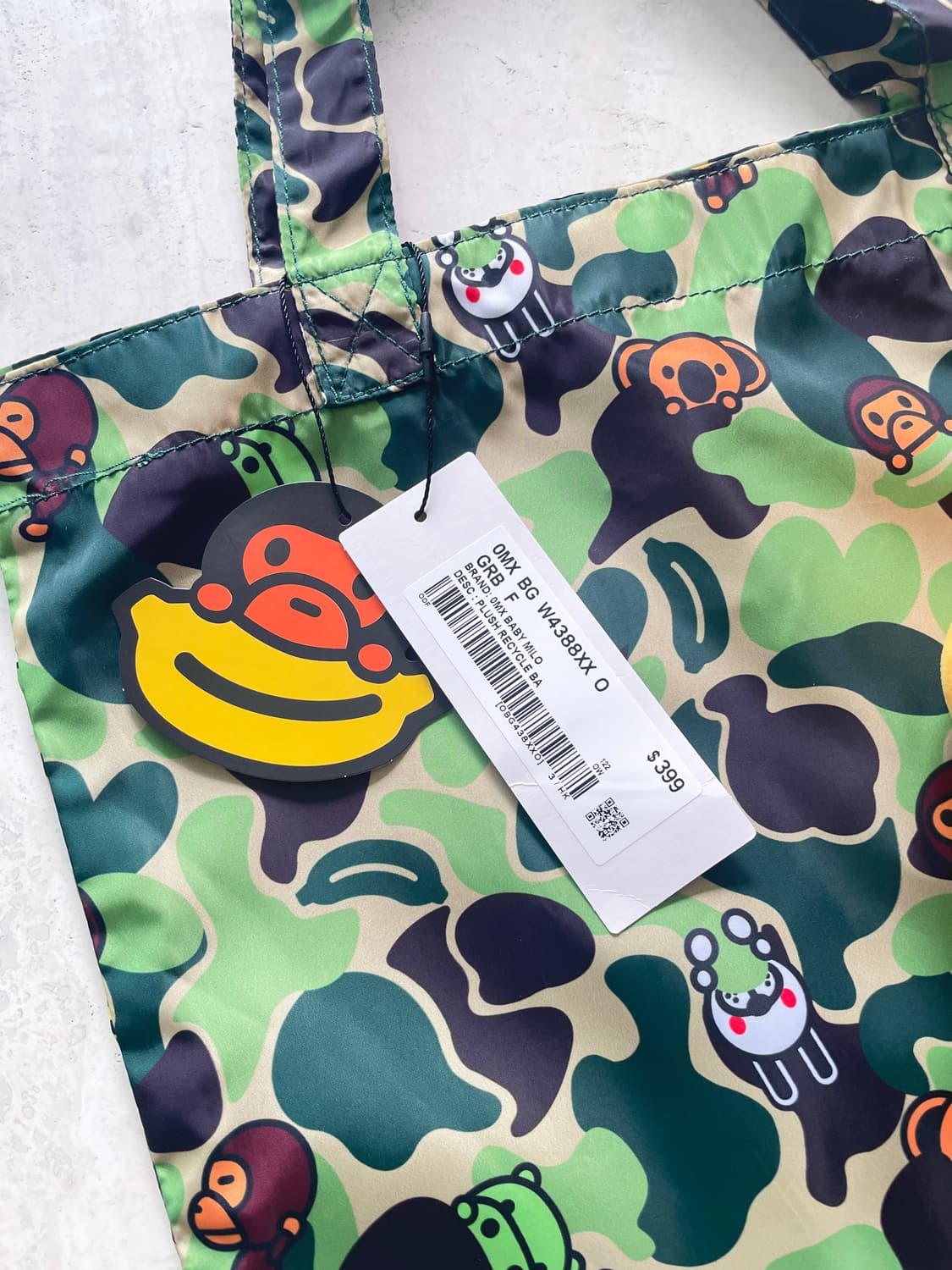 BAPE PLUSH DOLL TOTEBAG 베이프베이비마일로플러시돌토트백 상품이미지4