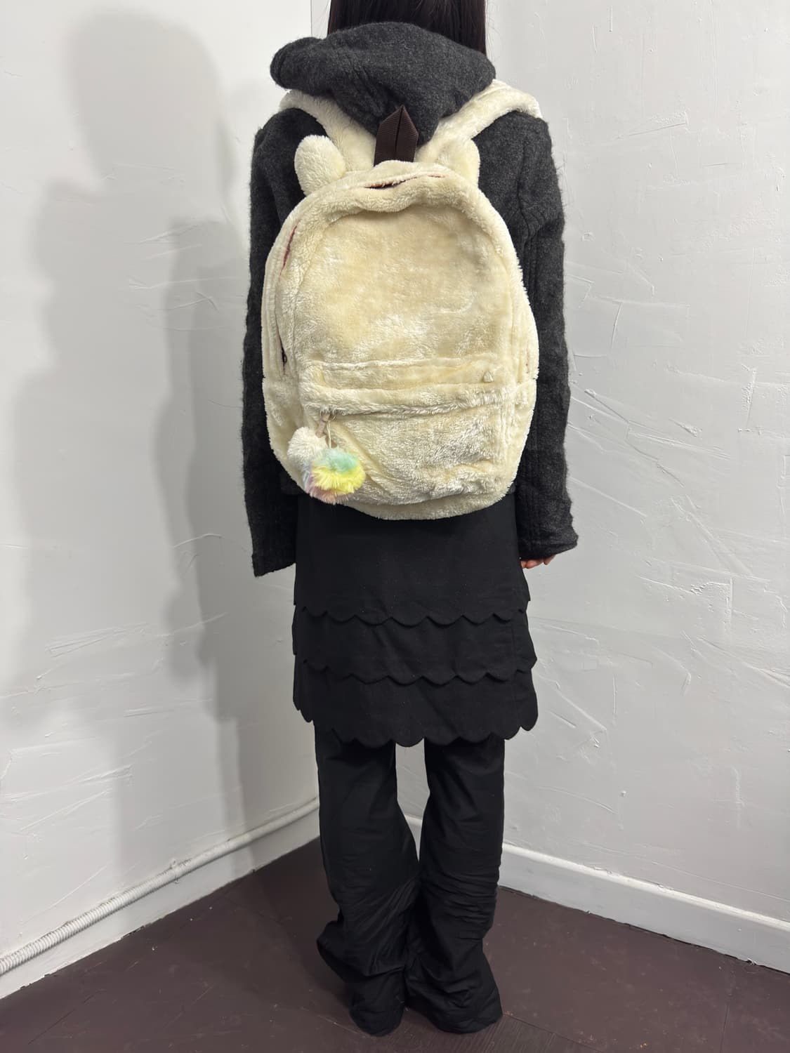 fur bear backpack 상품이미지5