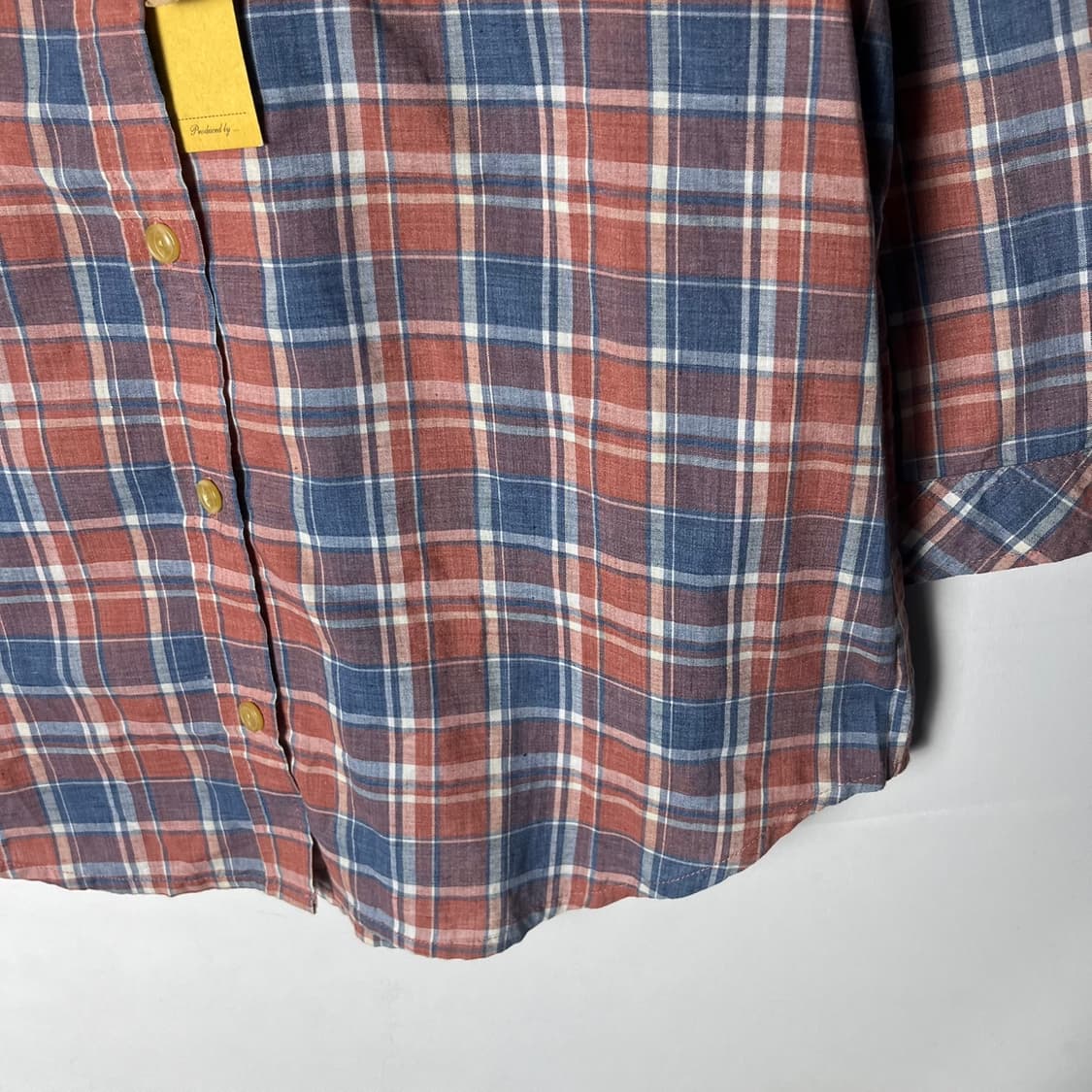 [Blanchechou] 빈티지 모리걸 체크 후드 셔츠 (새상품) 상품이미지4