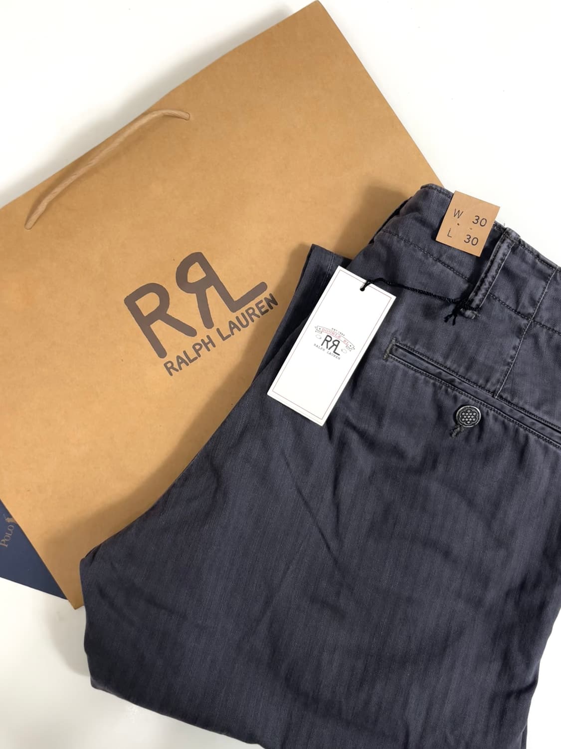 RRL 더블알엘 헤링본 필드팬츠 네이비/ 30/30 상품이미지2