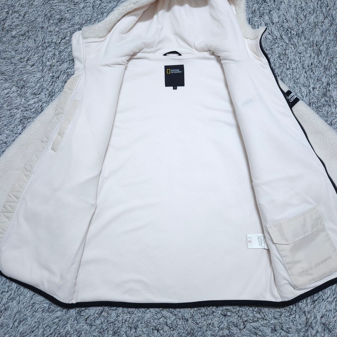 내셔널지오그래픽) M 남자 뽀글이 양털후드집업 / 왕눈이샵 상품이미지8