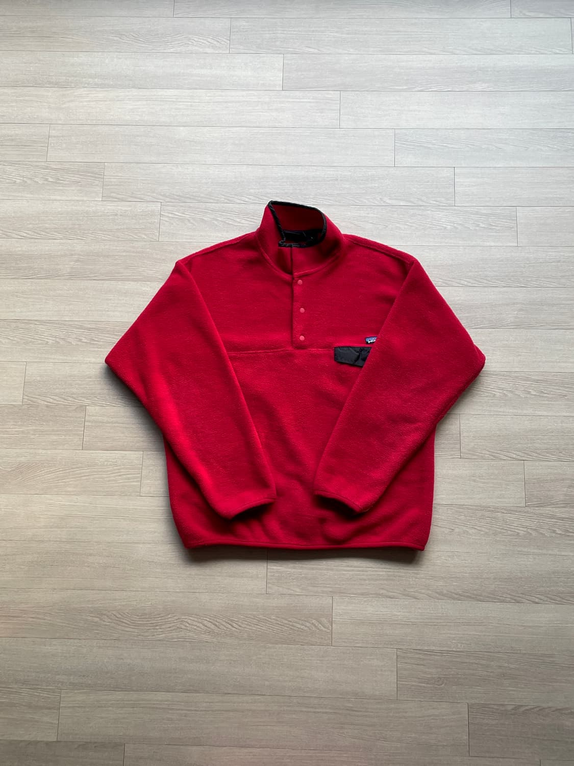 90s 파타고니아 신칠라 레드 블랙 상품이미지1