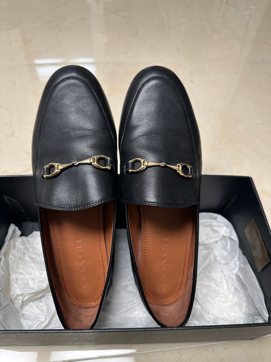 코치 헤일리 로퍼 블랙 여성 250(정품) 상품이미지2