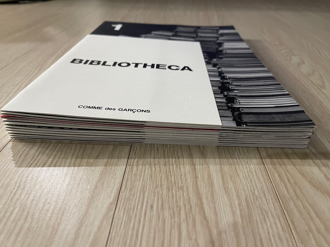 꼼데가르송 BIBLIOTHECA 아트 브로셔 DM 세트 AD2015 상품이미지5