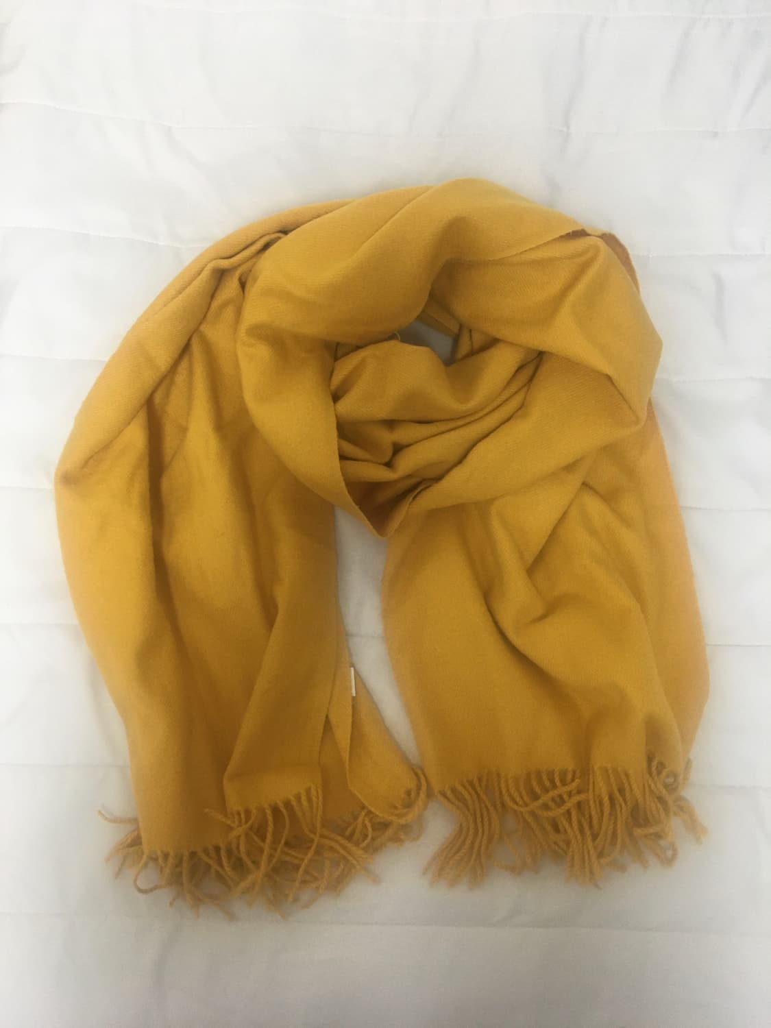 빈티지 노랑색 목도리 상품이미지2