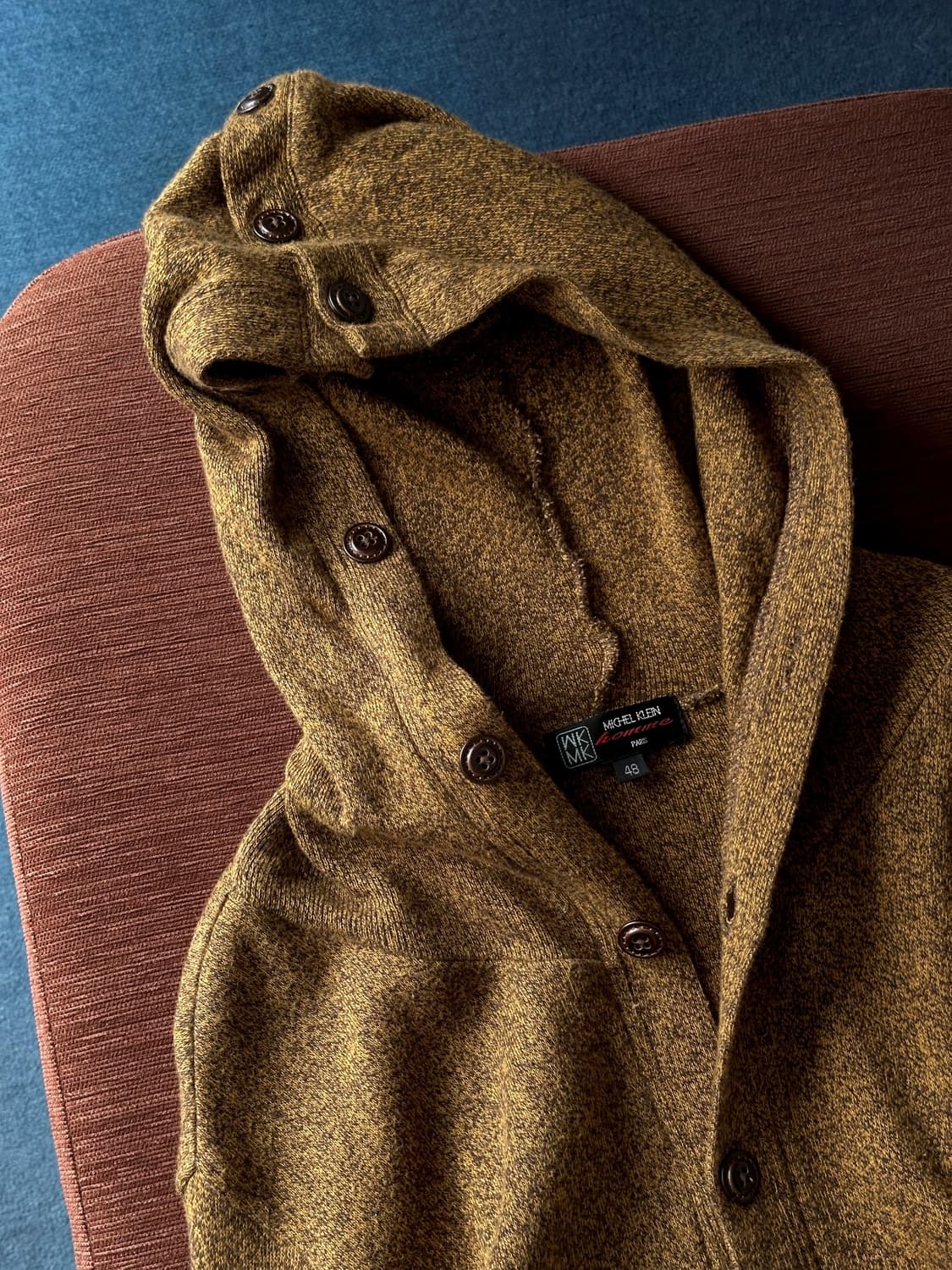 Mild cotton knitted hooded parka 상품이미지4