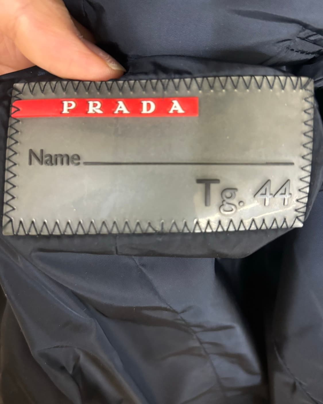 프라다 네이비 경량 패디드 블레이저 자켓 상품이미지7