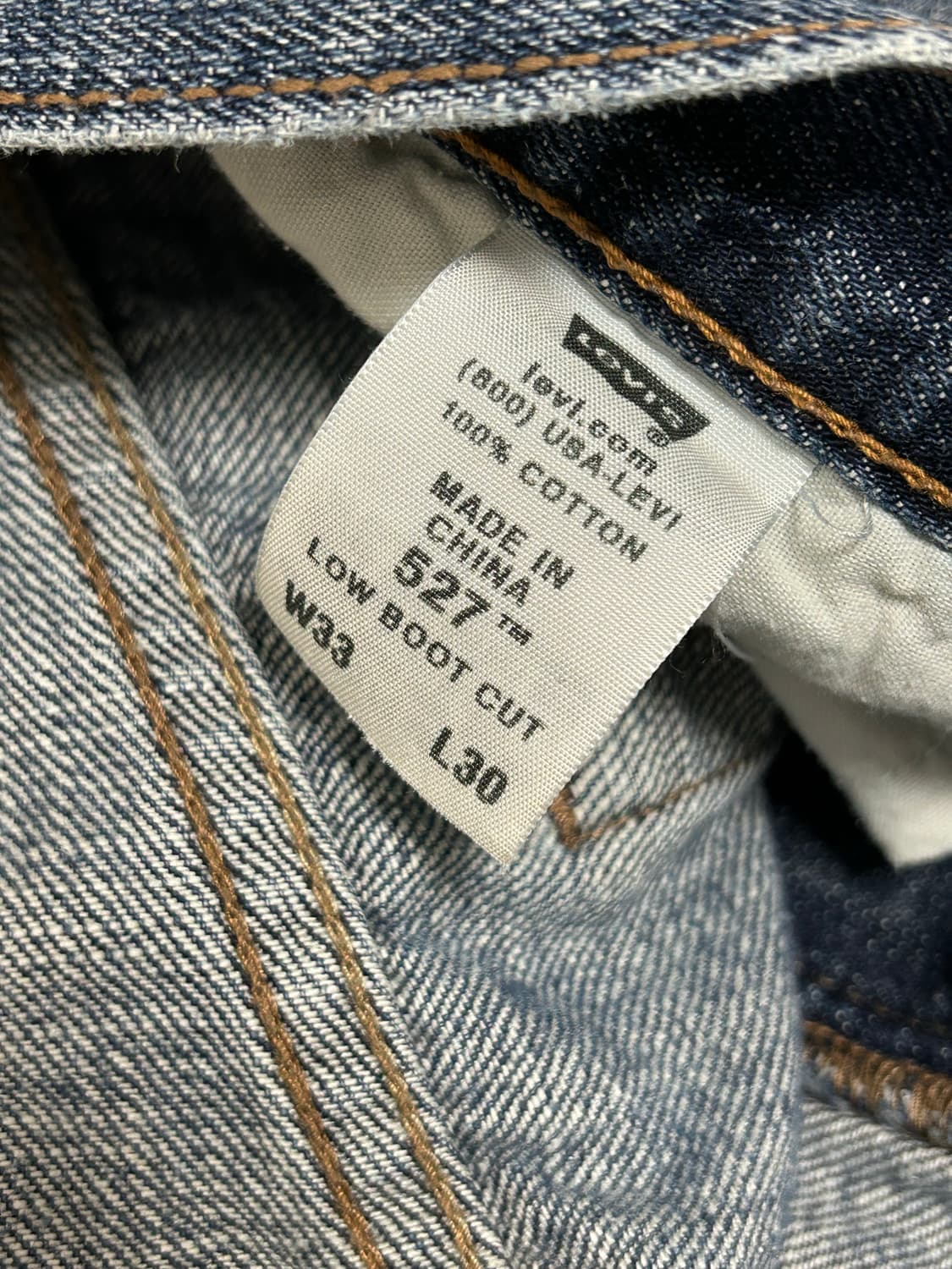 00s 리바이스 527 로우 부츠컷 데님팬츠(기장 수선) 상품이미지5