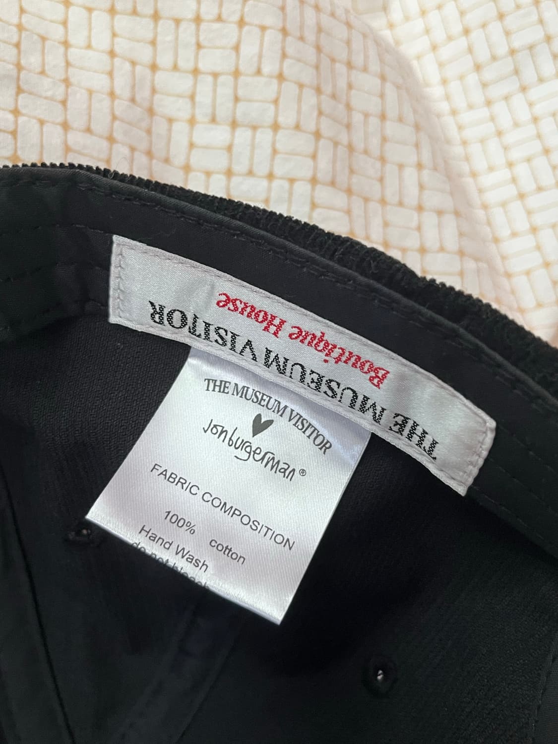 더뮤지엄비지터 존버거맨 볼캡 상품이미지4