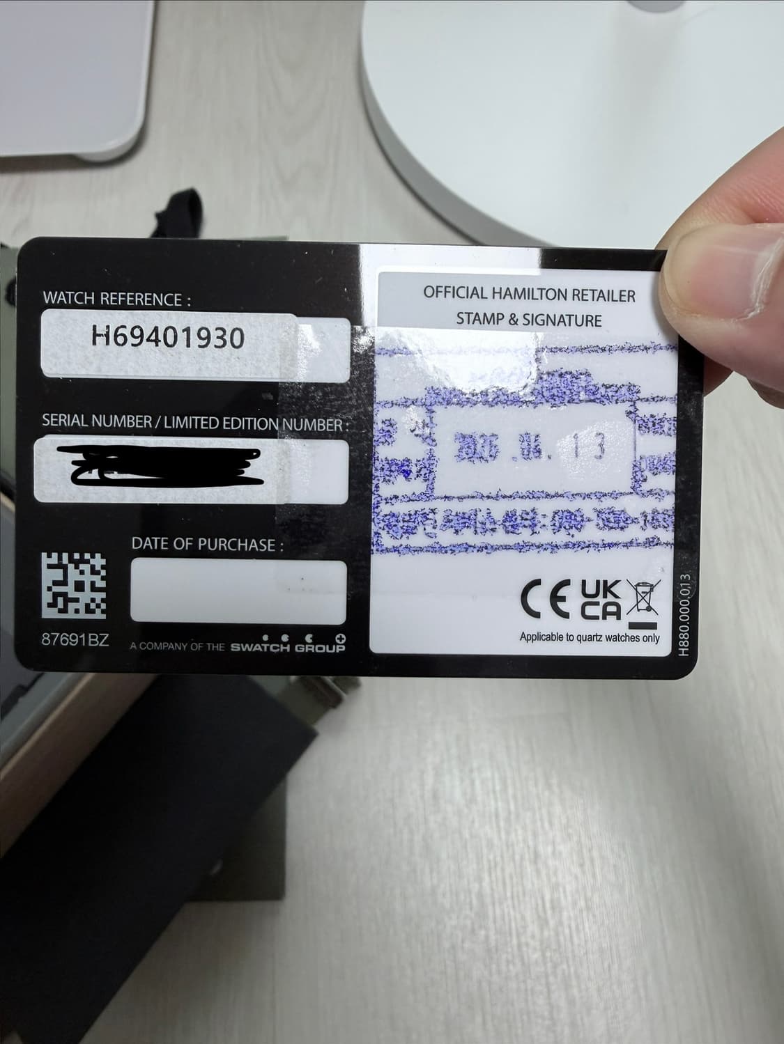 해밀턴 카키필드 쿼츠 블랙다이얼 38mm 나토스트랩 상품이미지4
