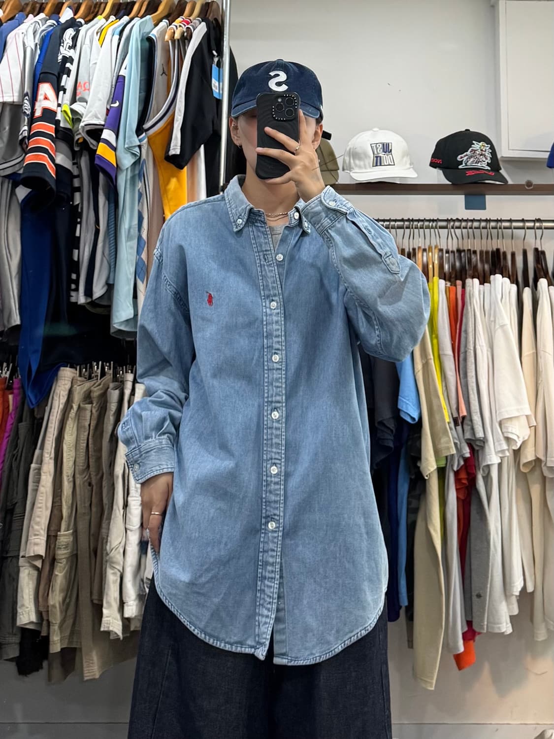 00s 폴로 랄프로렌 데님셔츠 상품이미지5