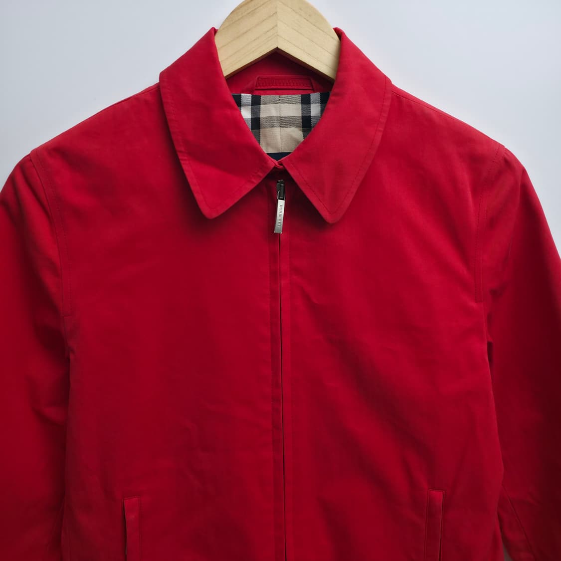 [XS] 버버리 노바 체크 레드 자켓 상품이미지2