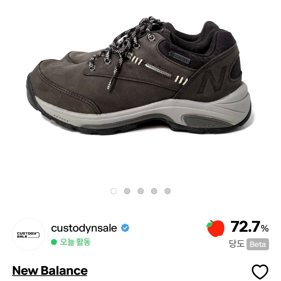 [255] 뉴발란스 1069 고어텍스 브라운 상품이미지2