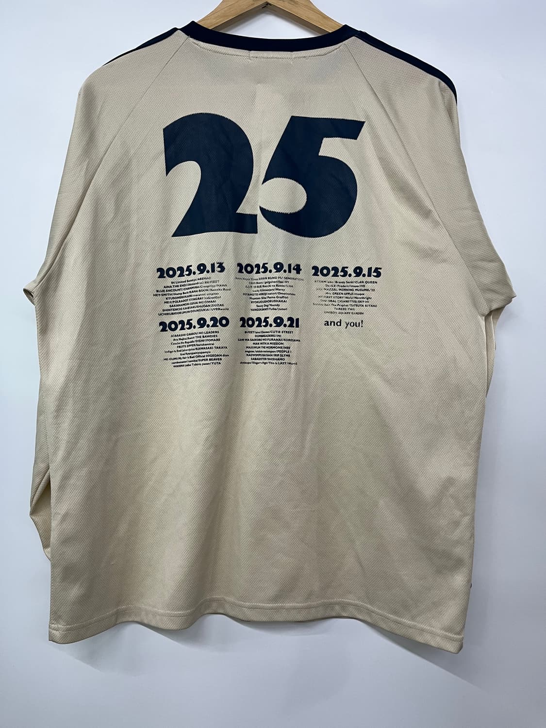 ROCK IN JAPAN FESTIVAL 2025 긴팔티 XL 사이즈 상품이미지2