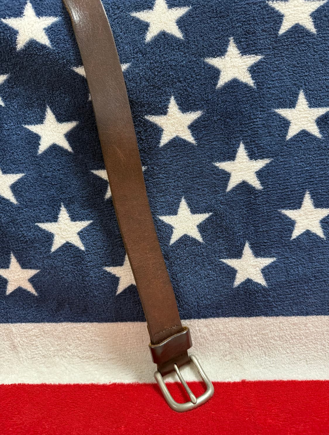 빈티지레더벨트 vintage leather belt 가죽벨트 브라운벨트 상품이미지3