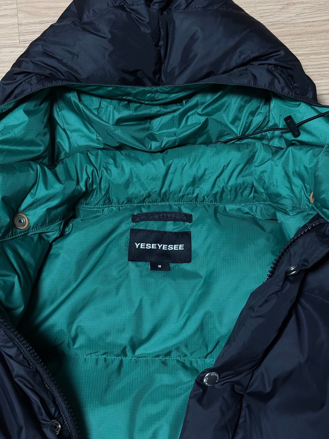 예스아이씨 덕다운 후디드 패딩 M 상품이미지3