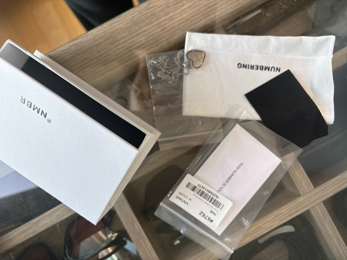 넘버링 6762 하트목걸이 상품이미지3