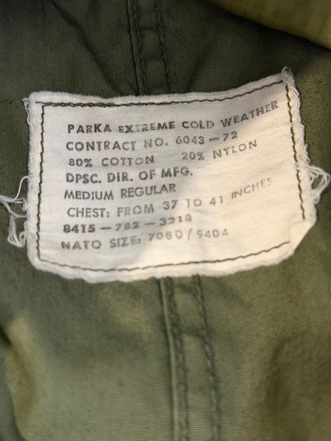 (풀구성) 70s OG 개파카 M65 피쉬테일 파카 상품이미지9