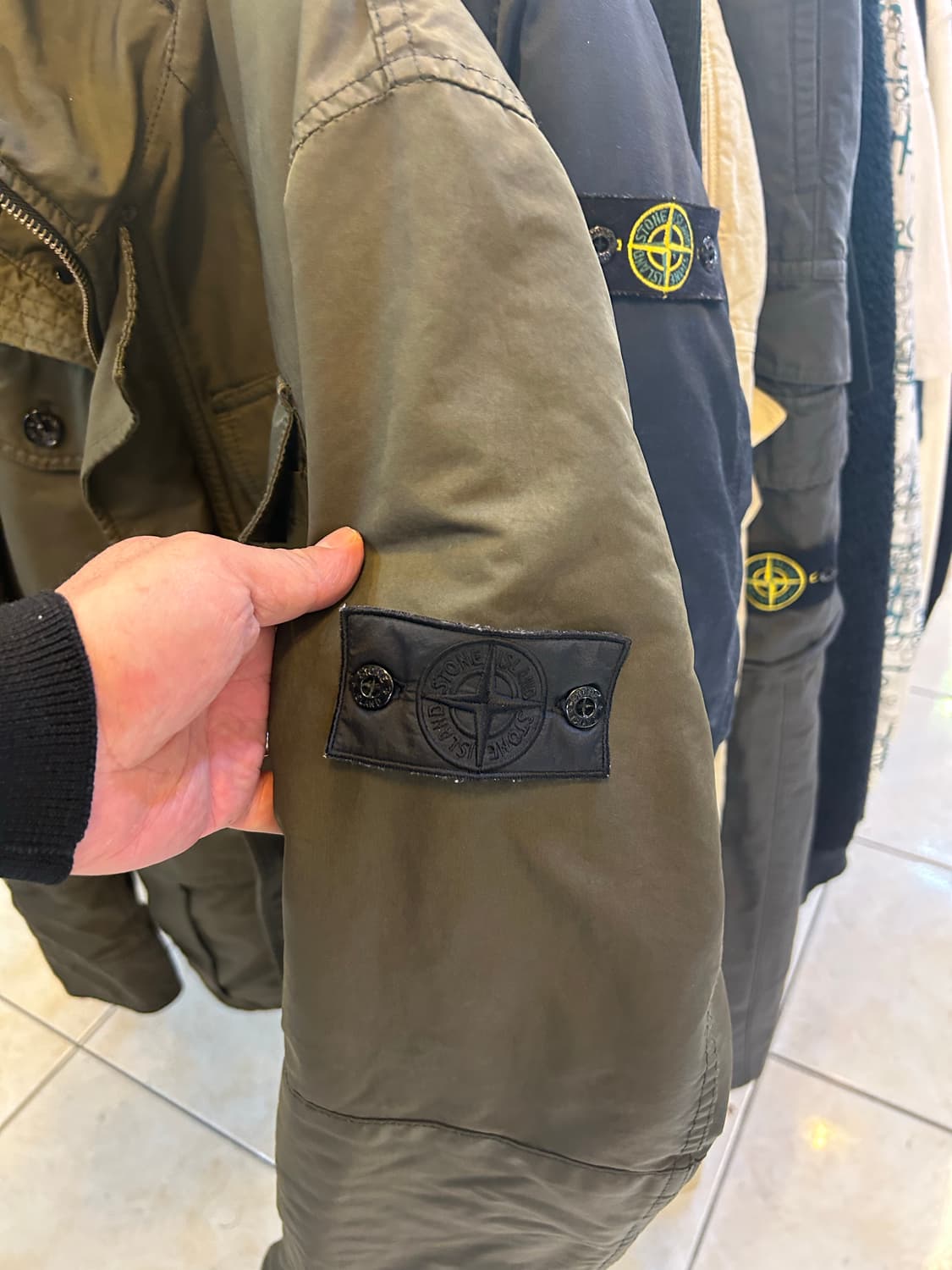 100-105 정품 스톤아일랜드 다비드 후드패딩 팝니다 상품이미지3