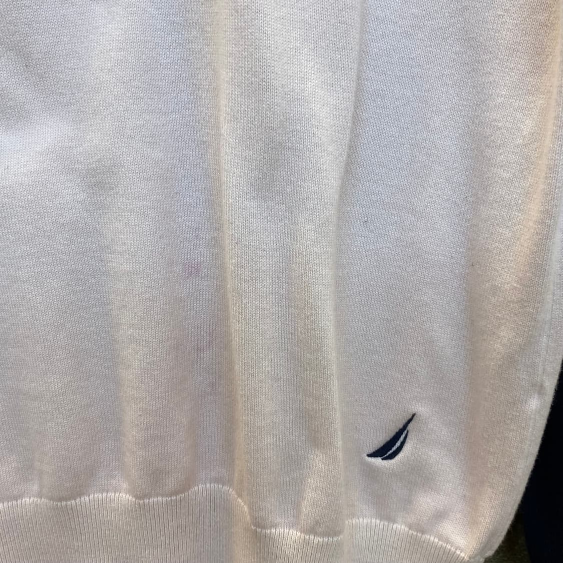 미국 빈티지 Nautica 터틀넥 반집업 니트 상품이미지4