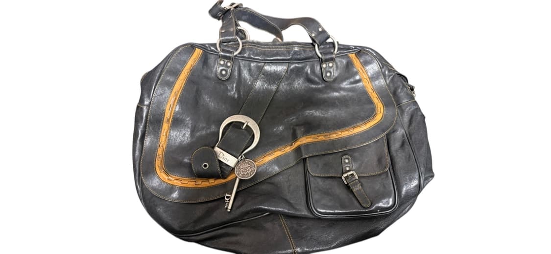 디올 가우초 빈티지 가죽 숄더백 상품이미지2