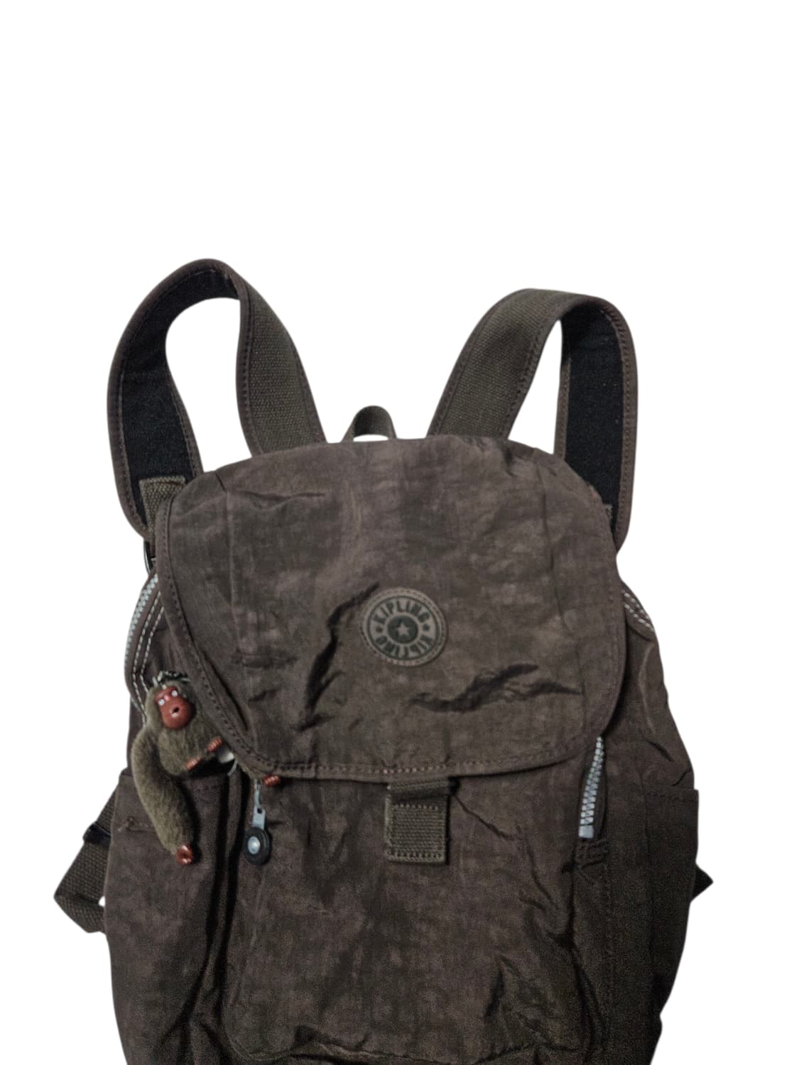 키플링 브라운 덮개 가방 백팩  상품이미지5