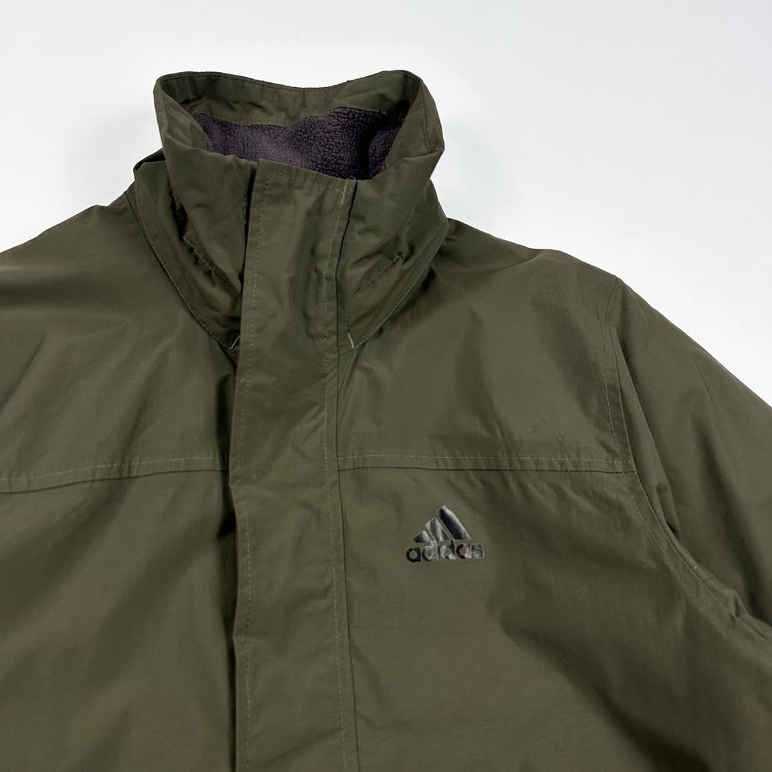 아디다스 오리지널 카키 바람막이 자켓 (M) 상품이미지3