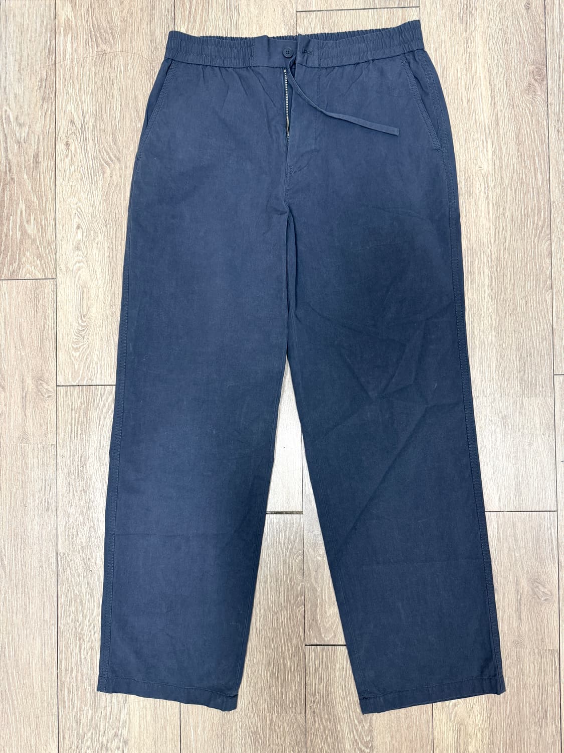 아르켓 코튼 트라우저 (다크블루) 상품이미지3