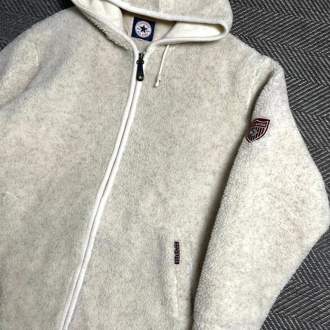 컨버스 척테일러 빅로고 쉐르파 플리스 후드 점퍼o 5391 상품이미지3