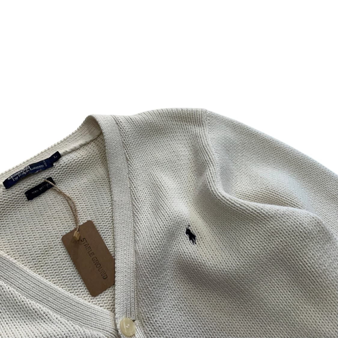 [103] 90's 폴로 랄프로렌 헤비 코튼 가디건 상품이미지2