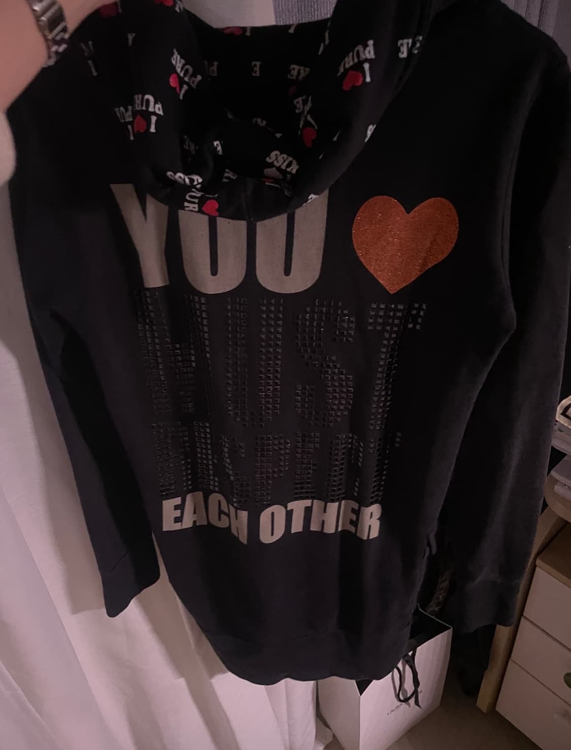 애슐리윌리엄스맛 키치 갸루 펑크 y2k 일본빈티지 후드집업 원피스 상품이미지2