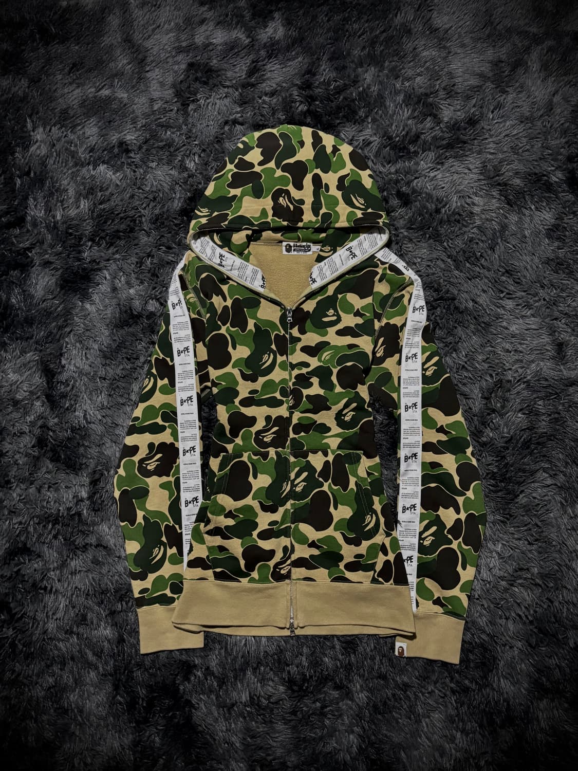 Bape 스타 카모플라쥬 후드집업 상품이미지1