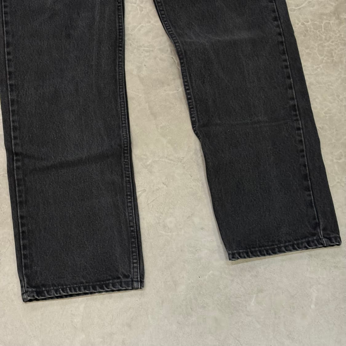 [38/32] USA 🇺🇸 리바이스 505 오렌지 탭 흑청 블랙 상품이미지3