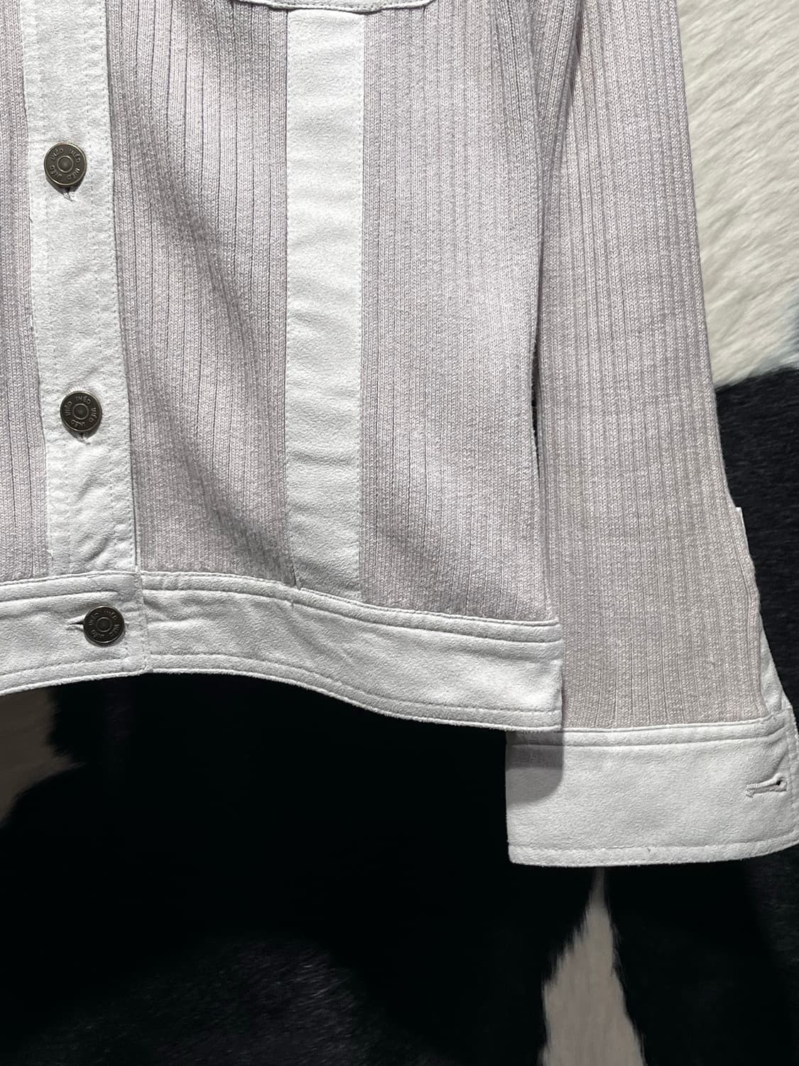 슬림핏 베이지 골지셔츠 상품이미지5