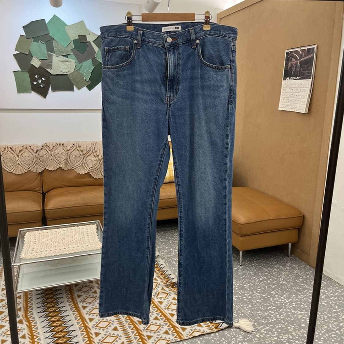 JW 앤더슨X유니클로 빈티지 캐주얼 데님팬츠 33인치 C10721 상품이미지3