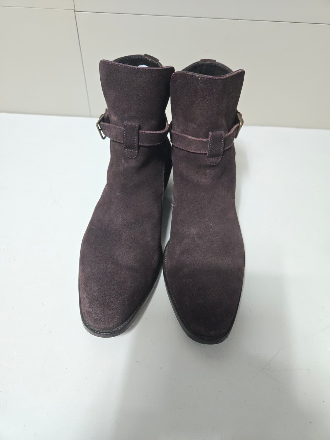 생로랑 조드퍼 스웨이드 부츠 39 1/2 (255) 상품이미지4