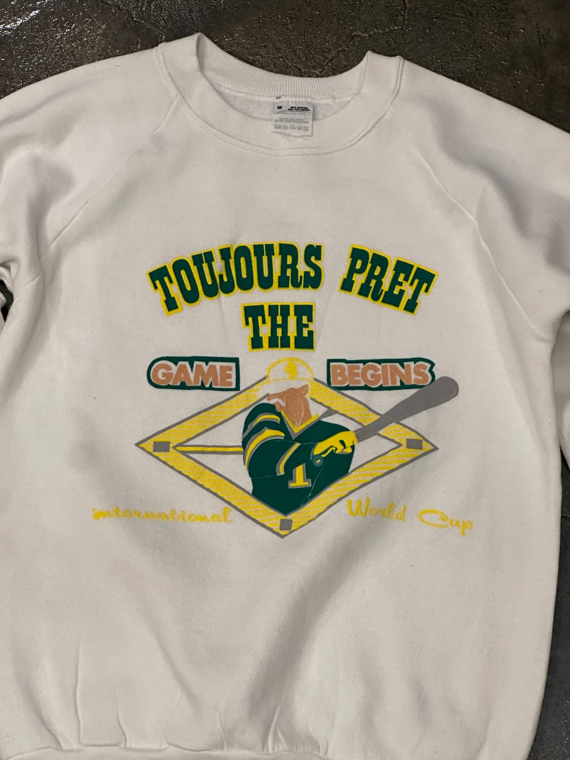 90s 50/50 USA 프룻오브더룸 맨투맨 M 상품이미지3