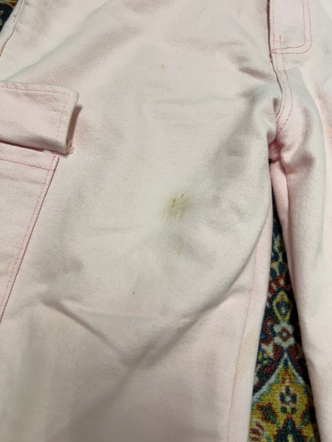 워셔블 카고 데님 (연핑크) 상품이미지3