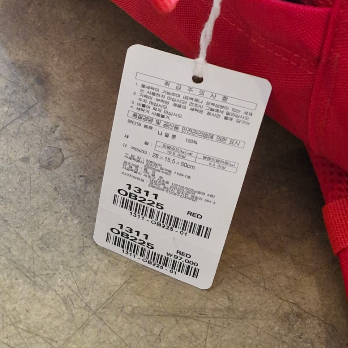 LECAF 르카프 백팩 가방 새상품 상품이미지3