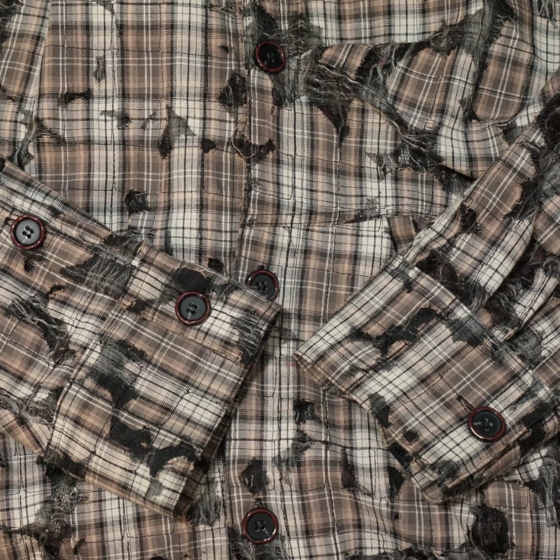 앤더슨벨 에밀 디스트로이드 체크셔츠 상품이미지7