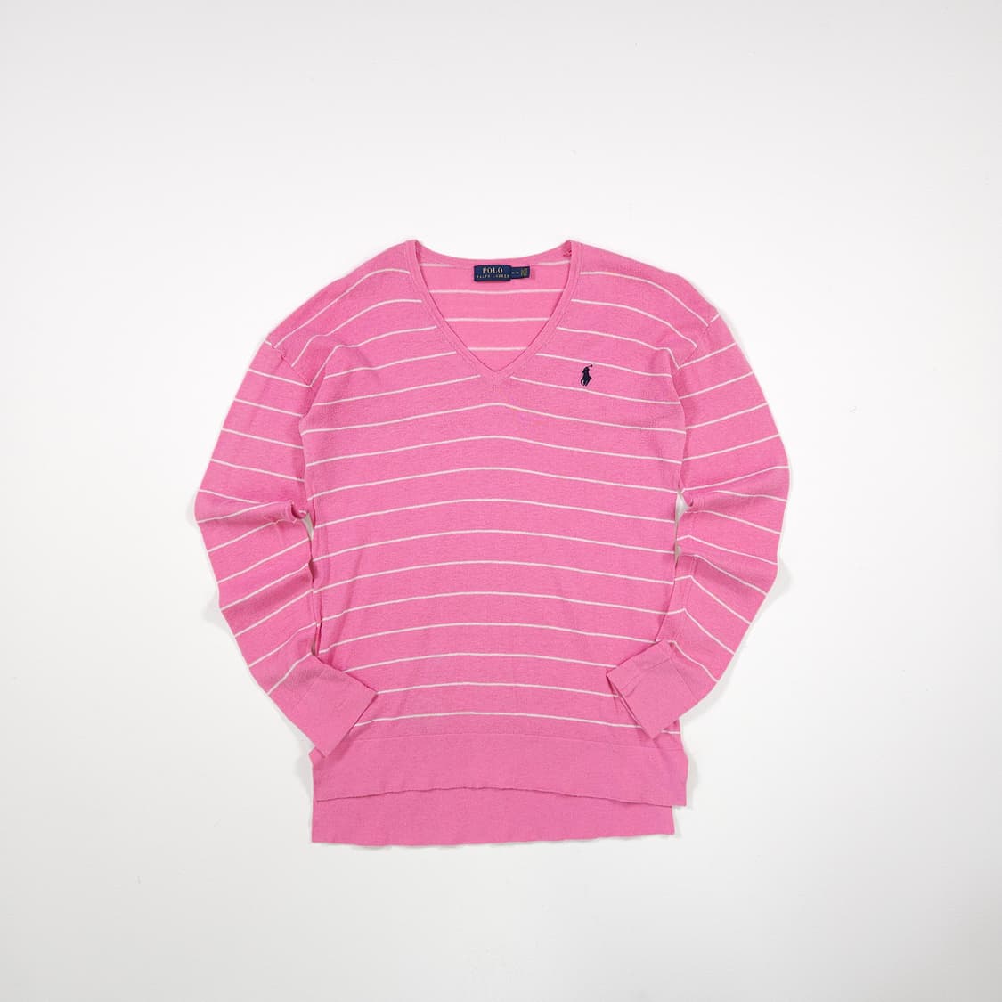 폴로 랄프로렌 스트라이프 브이넥 니트 상품이미지1
