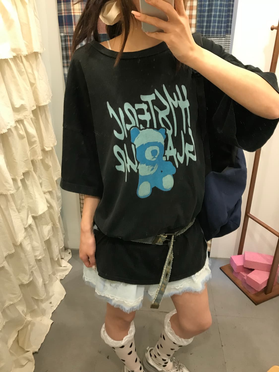 히스테릭글래머 베어 반팔 티셔츠 상품이미지3