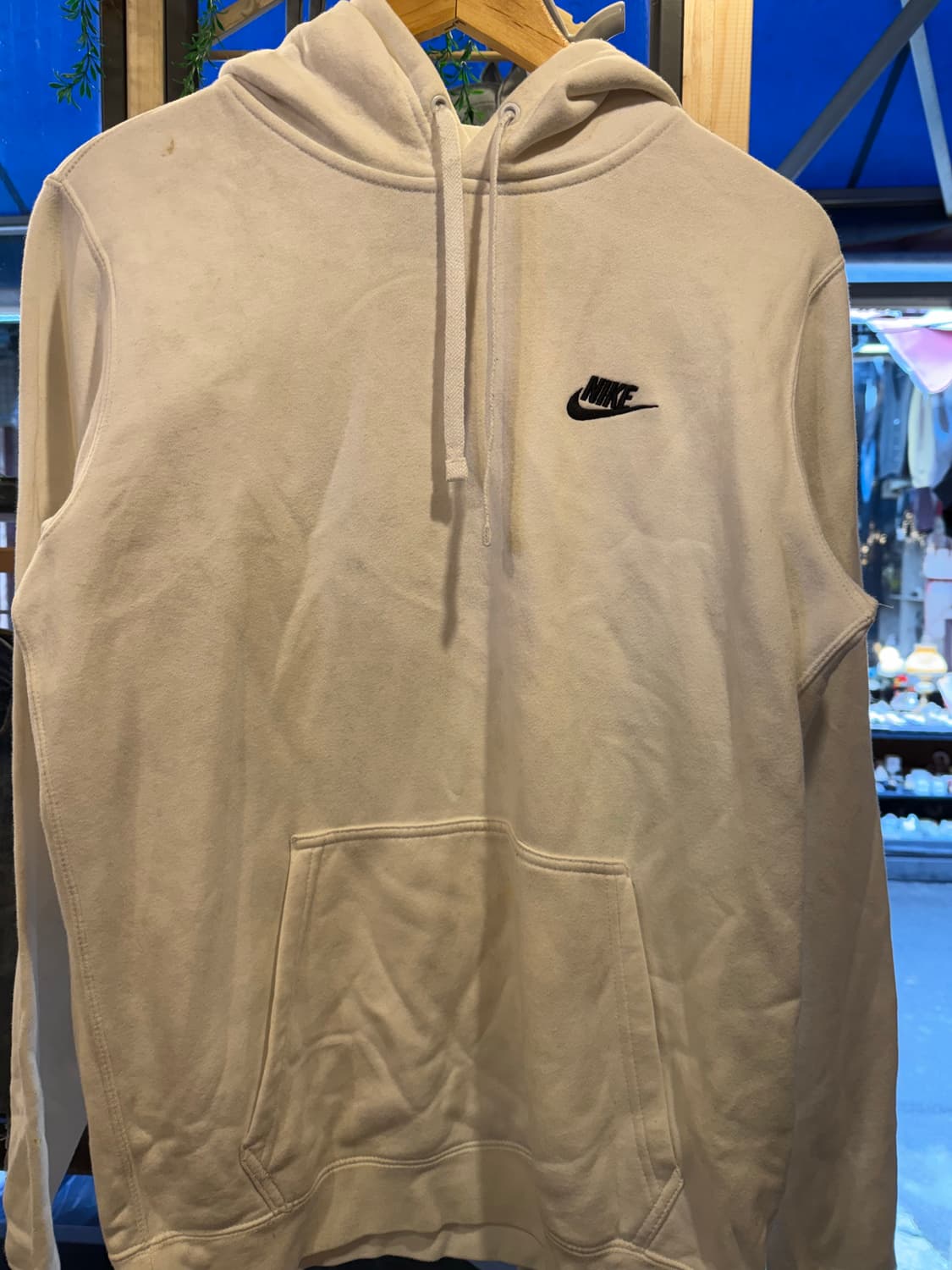 나이키 화이트 후드티 상품이미지1