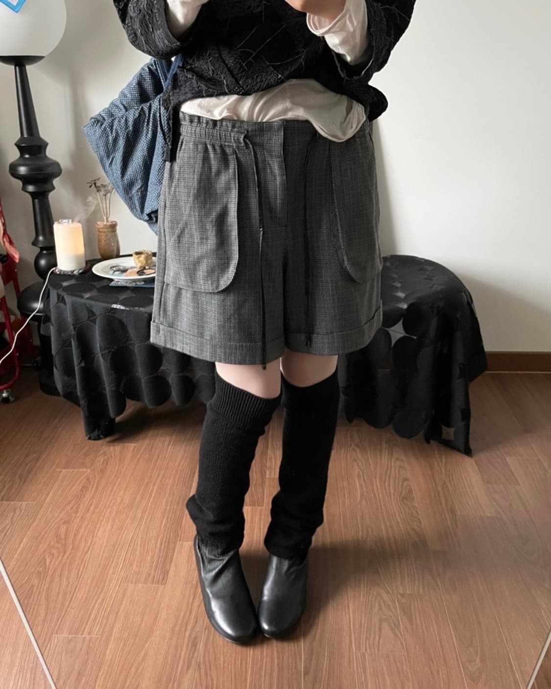 check patterned short pants 상품이미지3