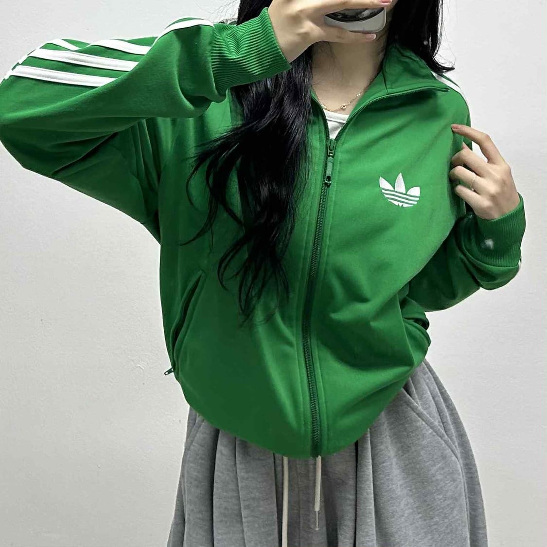 아디다스 핀터깔 구파이어버드 초록 대장급 트랙탑 희귀져지(95) 상품이미지1