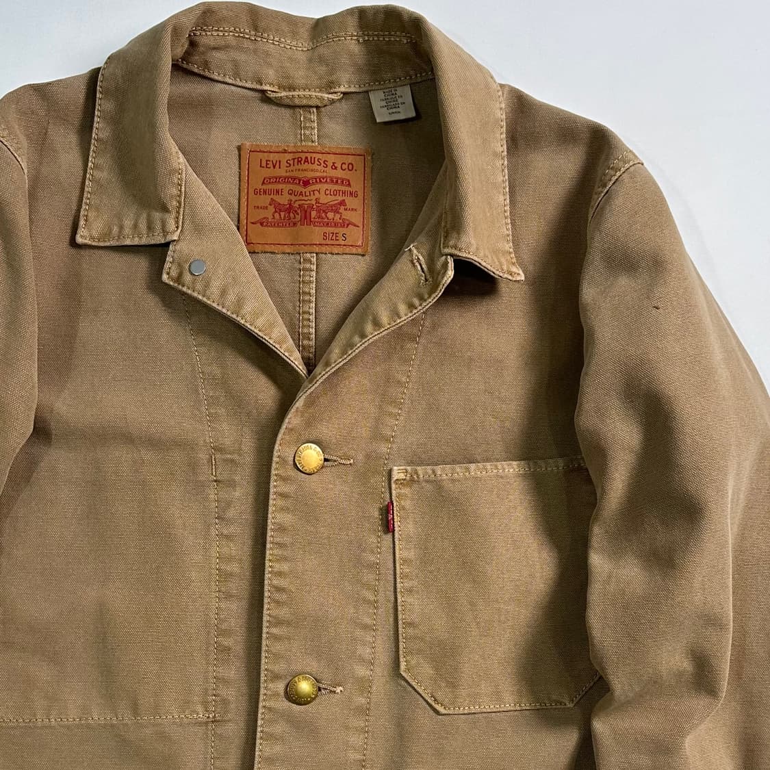 리바이스 베이지 워크 자켓   상품이미지2