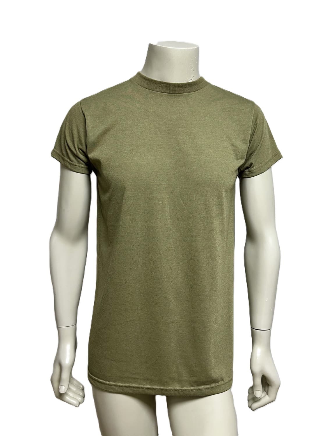 미군 카키색 라운드 반팔 티셔츠 (M) (2) (만원샵) 상품이미지1