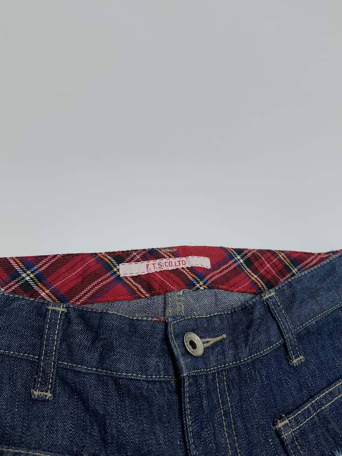 Japanese vintage 일본빈티지 y2k 패치 데님팬츠 상품이미지3