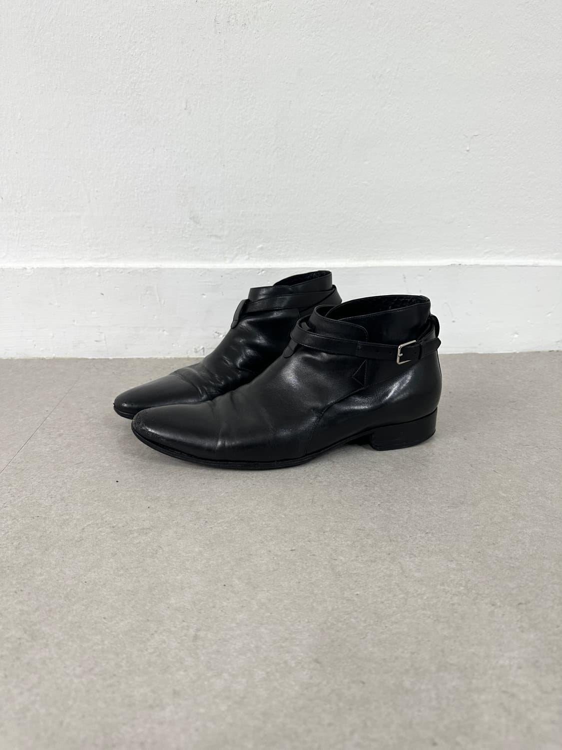 생로랑 2013 조드퍼 블랙 레더 부츠 상품이미지1