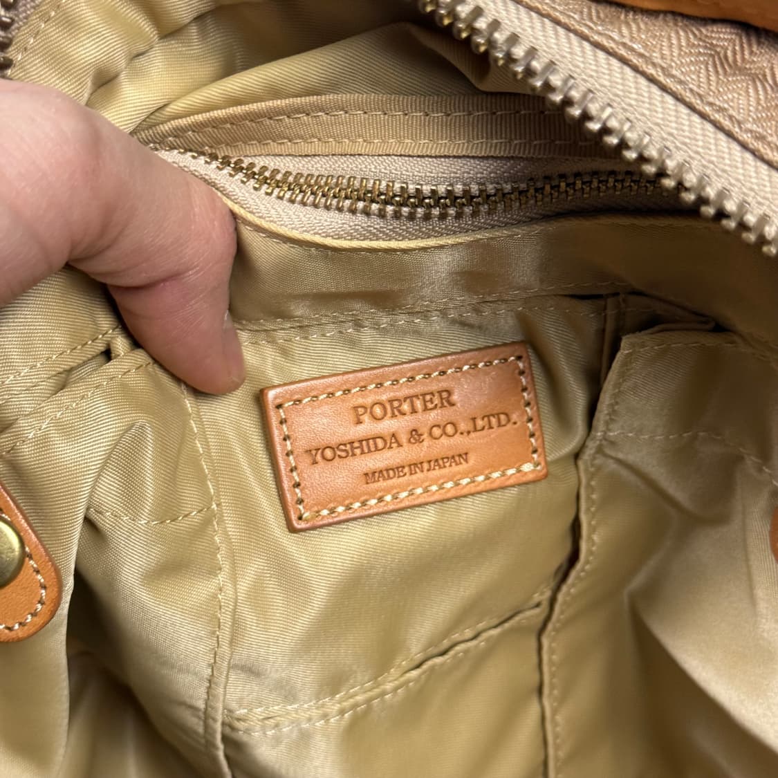 요시다포터 시티 헤링본 투웨이 숄더백 상품이미지7